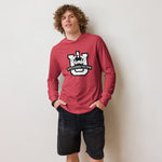 Hooded long-sleeve tee